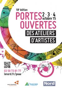 Portes ouvertes des ateliers d'artistes 2015. Du 2 au 4 octobre 2015 à Dans tout le département. Nord. 